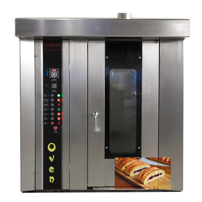 Funzione di cottura del pane Pita Forno rotativo elettrico a gas in acciaio inossidabile per il pane