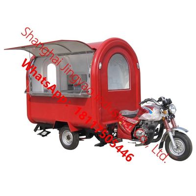 JY-FR220B Shanghai Mobile Kiosk Cabin Food Trailer con 220v Voltage e 1.5kw di Potenza