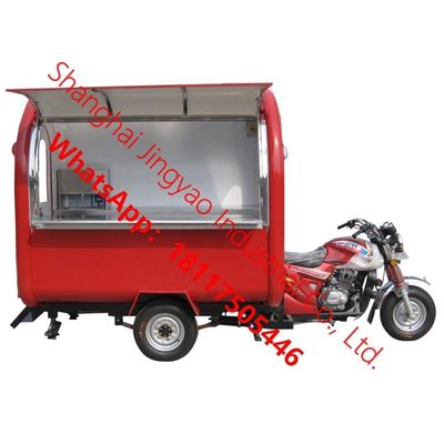 JY-FR220B Shanghai Mobile Kiosk Cabin Food Trailer con 220v Voltage e 1.5kw di Potenza