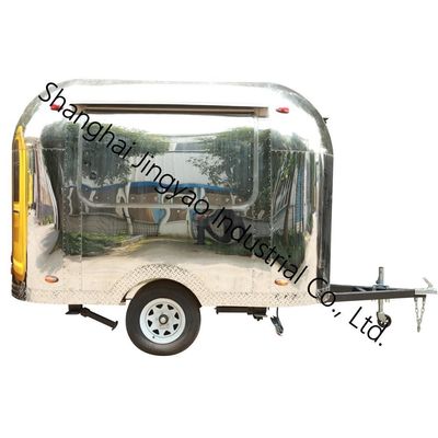 Fast Street Vending Mobile Food Trailer con adesivi esterni personalizzati e Griddle