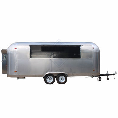 2021 Design Outdoor Concession BBQ Food Trailer con design chiuso velocemente e barra di traino