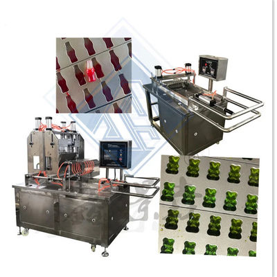 Macchina industriale per la fabbricazione di caramelle gelatina lecca-lecca orso gommoso depositori automatici inclusi