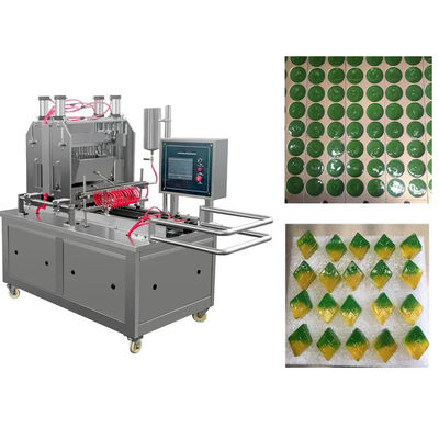 Macchina industriale per la fabbricazione di caramelle gelatina lecca-lecca orso gommoso depositori automatici inclusi