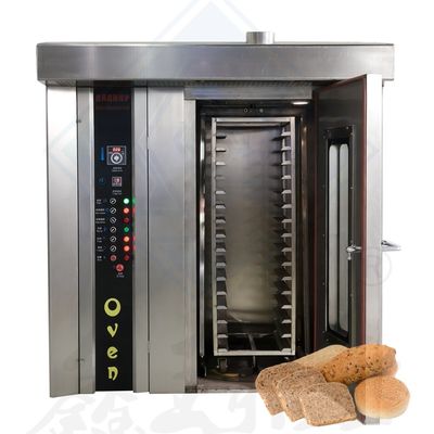 Forno da forno multifunzione grande 16/32/64 piastra aria calda rotante forno diesel per forno