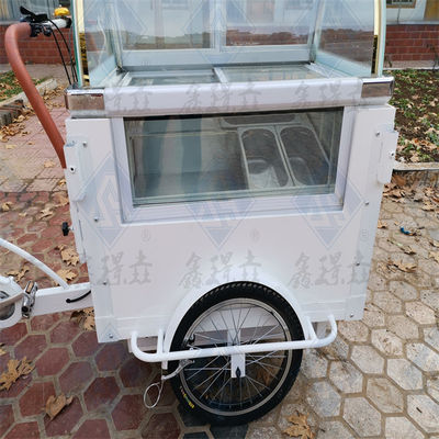 Bicicletta carrello alimentare mobile piastra di alluminio applicazioni campi impianto di trasformazione delle verdure