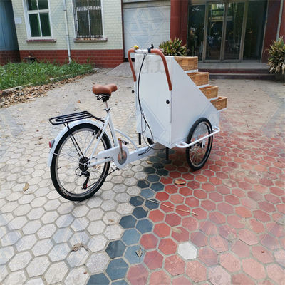 Bicicletta carrello alimentare mobile piastra di alluminio applicazioni campi impianto di trasformazione delle verdure