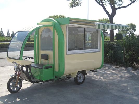 Comodo L380 x W160 x H235cm camion alimentare elettrico ideale per snack e ciambelle di strada