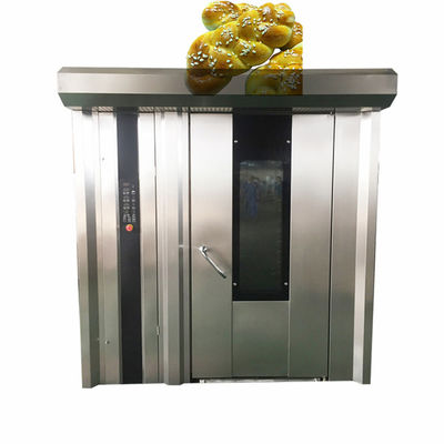 Forno rotativo automatico di panificazione di piccole dimensioni certificato CE per la cottura del pane, della pizza e della baguette di carne