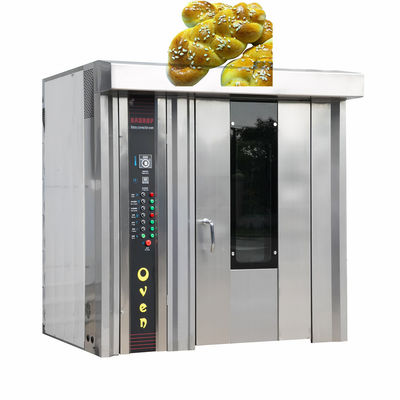Forno da forno rotativo diesel da 1500 kg per pane Pizza Baguette di carne Riscaldamento rapido e uniforme
