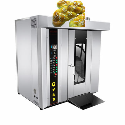 Forno da forno rotativo diesel da 1500 kg per pane Pizza Baguette di carne Riscaldamento rapido e uniforme