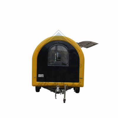 Outdoor Street Vending Double Axles Customized Food Snack Truck con attrezzature