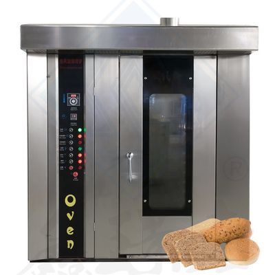 Attrezzature per l'industria alimentare 32 vassoi Forno rotativo per cucinare pollo con tecnologia a vapore