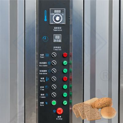 Attrezzature per l'industria alimentare 32 vassoi Forno rotativo per cucinare pollo con tecnologia a vapore