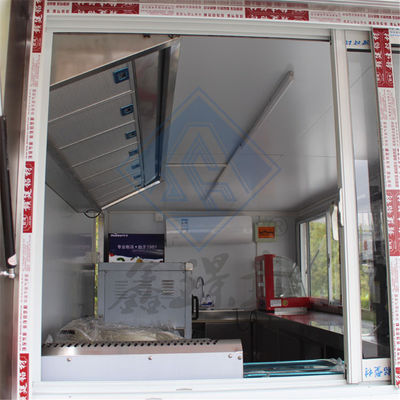 Camion elettrico alimentare in acciaio inossidabile/foglio galvanizzato/alluminio con asse singolo/doppio