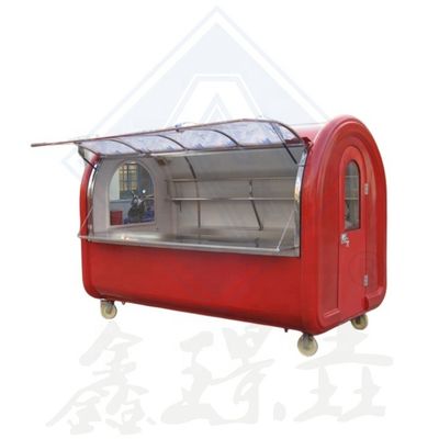 Hotel's Favorite Galvanized Steel BBQ Food Truck Mobile Electric Motorcycle Food Cart