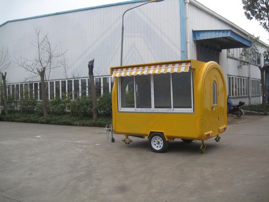 Hotel's Favorite Galvanized Steel BBQ Food Truck Mobile Electric Motorcycle Food Cart