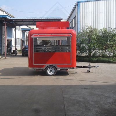 Snacks Dumpling Mobile Food Cart con cucina completa e supporto tecnico video per posti a sedere