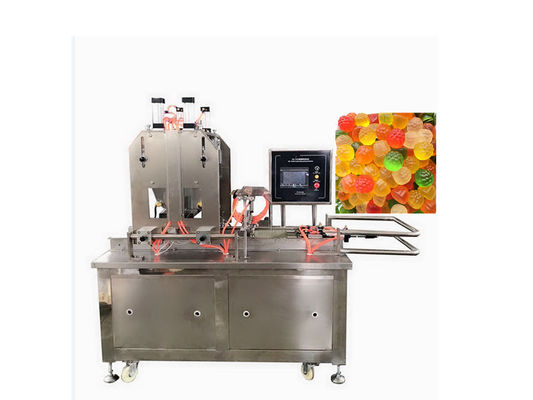 Advanced 1.5KW Automatic Gummy Machine per Bear Lollipop Jelly Candy Production Line
