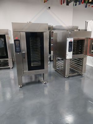 8 vassoi Forno a convezione rotante per panetteria Automazione Energia Elettricità Forno a gas