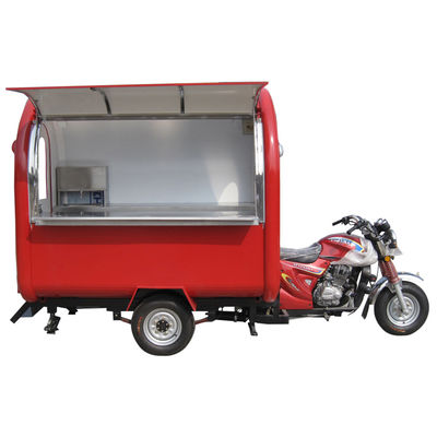 3 ruote a trazione Piccoli camion alimentari Macchine per carrelli alimentari Funzione Vendere cibo per i negozi di abbigliamento