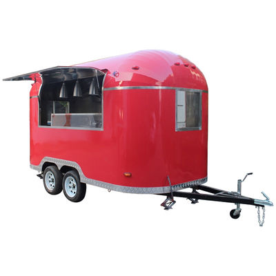 Camionetto alimentare elettrico in stile retrò per hot dog e gelati 2300*1750*2100mm Dimensione