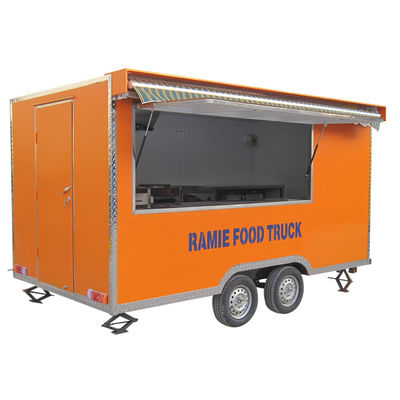 Camionetto alimentare elettrico in stile retrò per hot dog e gelati 2300*1750*2100mm Dimensione