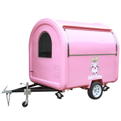 900 kg di piatti galvanizzati Food Truck per la vendita di gelati/popsicle