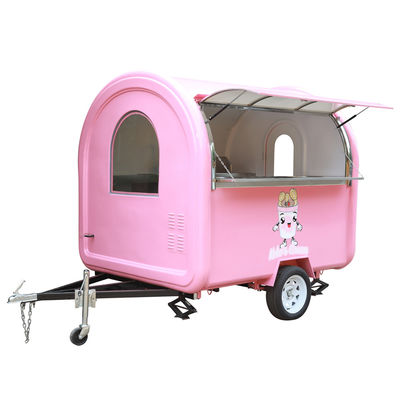900 kg di piatti galvanizzati Food Truck per la vendita di gelati/popsicle