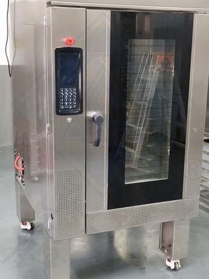 5 vassoi Capacità attrezzature automatiche per la pasticceria forno di convezione industriale per la cottura delle carni