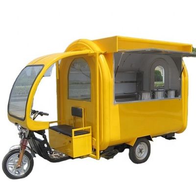 Strada mobile gas gelato alimentare attrezzature moto triciclo per catering commerciale