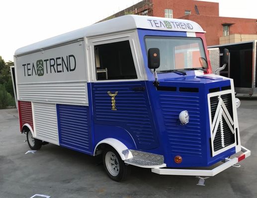 Macchine per camion alimentari completamente attrezzate per la preparazione di snack, gelati e bevande in movimento