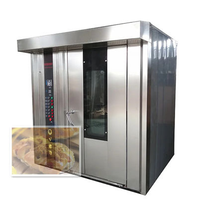 32 vassoi Forno rotativo a vapore completamente automatico Perfetto per negozi di cibi e bevande occupati