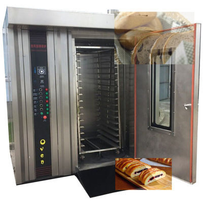 Forno rotativo elettrico a motore diesel per pane completamente automatico per un controllo preciso della temperatura
