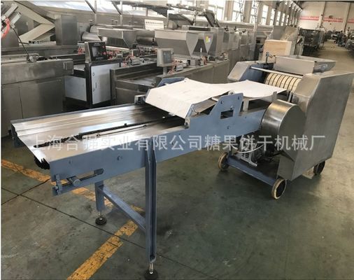 Macchina industriale per la fabbricazione di biscotti di cioccolato completamente automatica con uscita di gelato