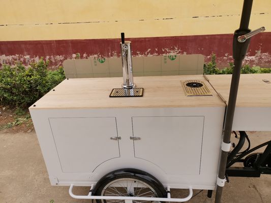 100 lunghezza di vita carrello bicicletta birra per venditori mobili di alimenti e bevande