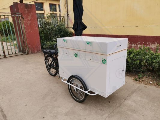 Materiale grezzo Produttore di snack vegetali per la strada commerciale Carrello da bicicletta Carrello alimentare mobile