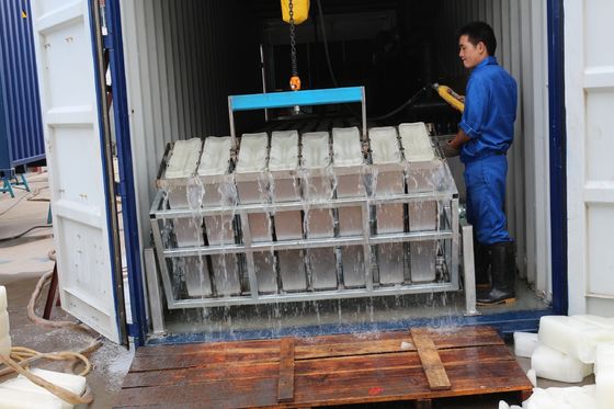 Macchine per blocchi di ghiaccio industriali per la produzione di ghiaccio su larga scala