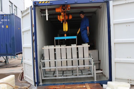 Macchine per blocchi di ghiaccio industriali per la produzione di ghiaccio su larga scala