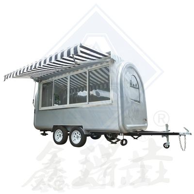 Long Life Mobile Food Cart per il servizio di caffè veloce all'aperto e all'interno