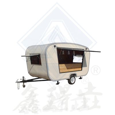Long Life Mobile Food Cart per il servizio di caffè veloce all'aperto e all'interno