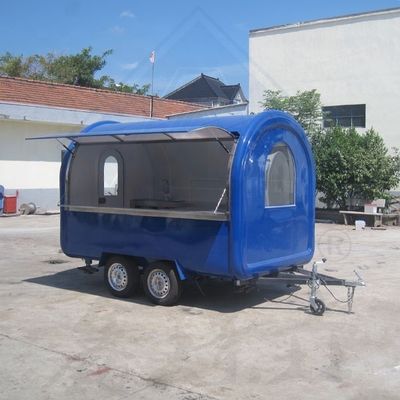 Camionetto di servizio alimentare per venditori ambulanti all'aperto e carrello mobile per cucina