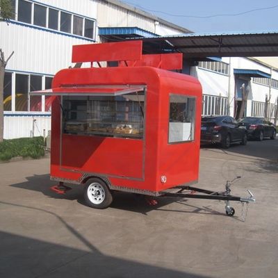 Camionetto di servizio alimentare per venditori ambulanti all'aperto e carrello mobile per cucina