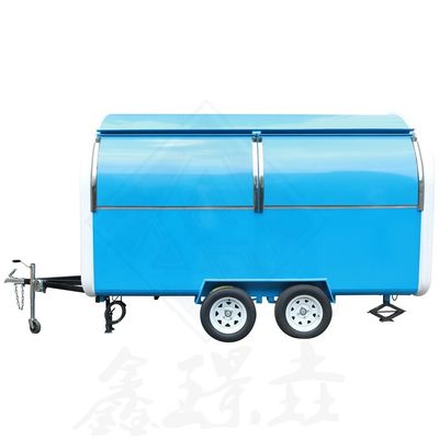 Carrello alimentare a ruote elettriche a colori personalizzati per coni di neve Carrello per hot dog Mobile Food Snack Food