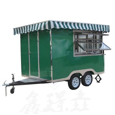 1200 kg Capacità di carico Motore triciclo carrello alimentare mobile per la spiaggia di tacchino carrello espositivo alimentare