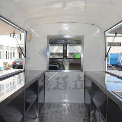 Camion alimentare elettrico mobile Pasta sandwich hamburger 60V tensione chiusa Tipo di carrozzeria