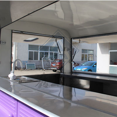 Camion alimentare elettrico mobile Pasta sandwich hamburger 60V tensione chiusa Tipo di carrozzeria
