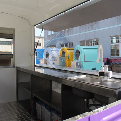 Camion alimentare elettrico mobile Pasta sandwich hamburger 60V tensione chiusa Tipo di carrozzeria