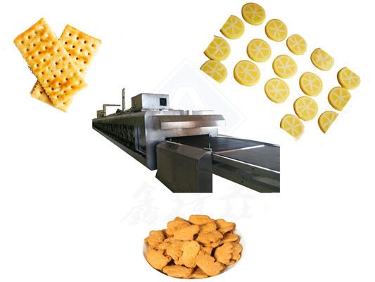 Apparecchiature automatiche per la pasticceria a gas Mini tunnel elettrico cintura di forno per pizza trasportatore