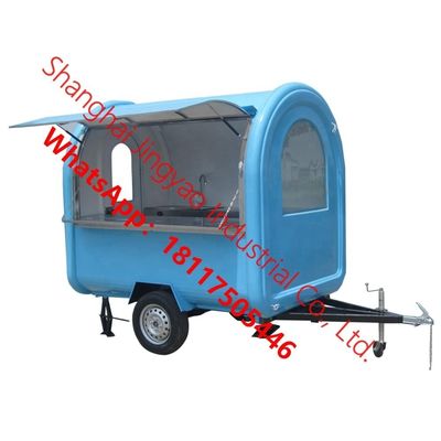 Materiale grezzo Frutta JY-BT400 Hot Dog Cart 1500kg Capacità e Tornado Potato Food Cart