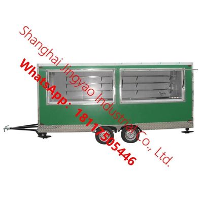 Materiale grezzo Frutta JY-BT400 Hot Dog Cart 1500kg Capacità e Tornado Potato Food Cart